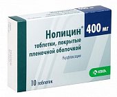 Купить нолицин, таблетки 400мг, 10 шт в Нижнем Новгороде