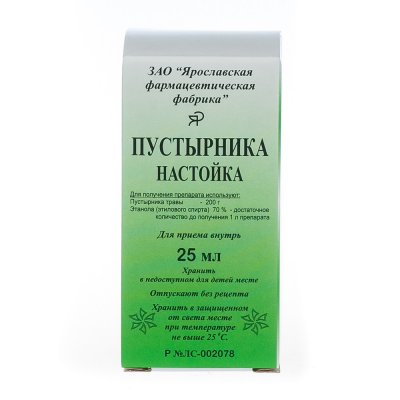 Купить пустырник настойка, флакон 25мл в Нижнем Новгороде