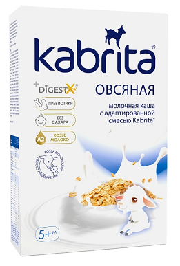 Kabrita (Кабрита) каша овсяная на козьем молочке 180 г