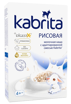 Kabrita (Кабрита) каша рисовая на козьем молочке 180 г