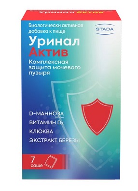 Уринал Актив, порошок 4,5г, саше 7шт БАД