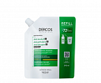 Vichy Dercos Technique DS (Виши Деркос) шампунь-уход для сухих волос интенсивный против перхоти, 390 мл сменный блок