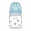 Canpol (Канпол) бутылочка EasyStart Newborn baby с широким горлышком антиколиковая с рождения, 120 мл, 35/216 голубой