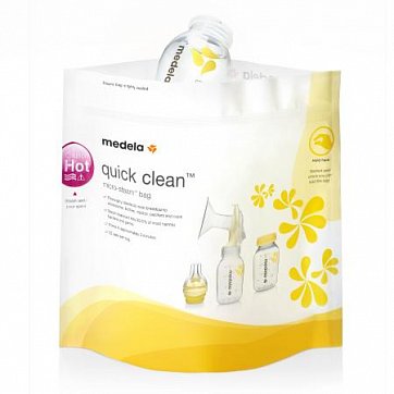 Medela (Медела) пакет для стерилизации в СВЧ Quick Clean, 5 шт