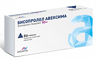 Купить бисопролол авексима, таблетки покрытые пленочной оболочкой 10 мг, 60 шт в Нижнем Новгороде