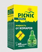 Купить picnic (пикник) family жидкость от комаров 45 ночей в Нижнем Новгороде