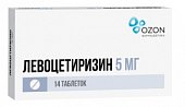 Купить левоцетиризин, таблетки, покрытые пленочной оболочкой 5мг 14шт от аллергии в Нижнем Новгороде