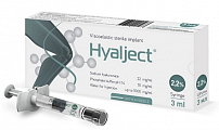 Купить гиалджект имплантат вязкоэластичный стерильный 2,2% 2мл шприц с иглой 21 g 1шт в Нижнем Новгороде