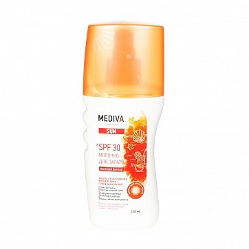 Mediva (Медива) Sun молочко для загара, 150мл SPF30