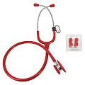 Стетоскоп Amrus (Амрус) 04-АМ511 Delux медицинский двухсторонний педиатрический, красный
