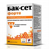 Купить бак-сет форте, мульти пробиотик нового поколения для взрослых и детей с 3-х лет, капсулы 20 шт бад в Нижнем Новгороде
