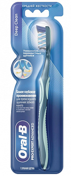 Oral-B (Орал-Би) зубная щетка pro-expert advanced глубокое очищение, средняя