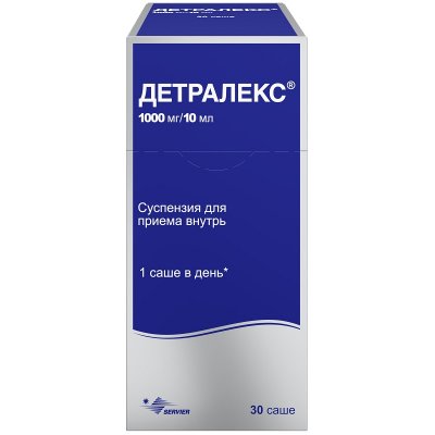 Купить детралекс, суспензия для приема внутрь 1000мг/10мл, 30 шт в Нижнем Новгороде