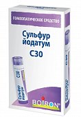 Купить сульфур йодатум с30 гомеопатические монокомпонентный препарат минерально-химического происхождения, гранулы гомеопатические 4 гр в Нижнем Новгороде