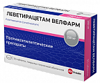 Купить леветирацетам велфарм, таблетки покрытые пленочной оболочкой 250 мг, 30 шт в Нижнем Новгороде