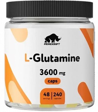 PrimeKraft (ПраймКрафт) L-Глутамин капсулы массой 720мг 240 шт.
