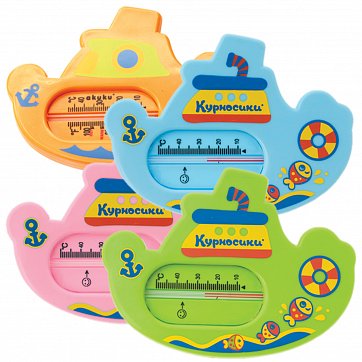 Курносики термометр для ванны Пароходик (19112)