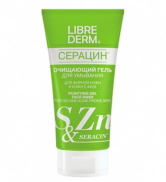 Librederm Seracin (Либридерм) гель для умывания лица очищающий, 150мл
