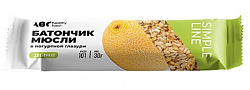 Батончик-мюсли дыня в йогуртовой глазури ABC Healthy Food 30г