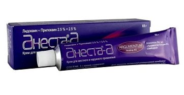 Анеста-А, крем 2,5%+2,5%, туба 60г