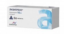 Купить лизипрекс, таблетки 10 мг, 60 шт в Нижнем Новгороде