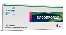 Купить бисопролол, таблетки, покрытые пленочной оболочкой 5мг, 30 шт в Нижнем Новгороде