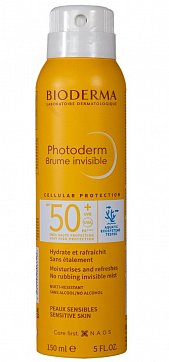 Bioderma Photoderm (Биодерма Фотодерм) Спрей-вуаль SPF 50+ Invisible, 150 мл