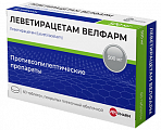 Купить леветирацетам велфарм, таблетки покрытые пленочной оболочкой 500 мг, 60 шт в Нижнем Новгороде