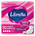 Libretta (Либретта) Ультра Нормал прокладки ультратонкие с мягкой поверхностью, 10шт