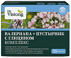 Купить dr vistong (д-р вистонг) комплекс валериана+пустырник с глицином, капсулы 30 шт бад в Нижнем Новгороде