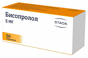 Купить бисопролол, таблетки, покрытые пленочной оболочкой 5мг, 50 шт в Нижнем Новгороде