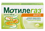 Купить мотилегаз форте, капсулы 120мг, 40 шт в Нижнем Новгороде
