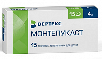 Купить монтелукаст, таблетки жевательные, для детей 4мг 15шт в Нижнем Новгороде