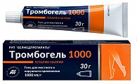 Купить тромбогель, гель для наружного применения 1000ме/г, 30г в Нижнем Новгороде