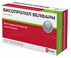 Купить бисопролол велфарм, таблетки покрытые пленочной оболочкой 5 мг, 90 шт в Нижнем Новгороде