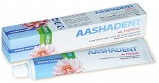 Aasha Herbals (Ааша Хербалс) Aashadent зубная паста Лотос, 100мл
