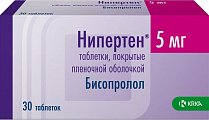 Купить нипертен, таблетки, покрытые пленочной оболочкой 5мг, 30 шт в Нижнем Новгороде