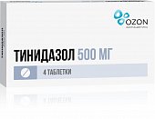Купить тинидазол, таблетки, покрытые пленочной оболочкой 500мг, 4 шт в Нижнем Новгороде