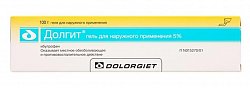 Купить долгит, гель для наружного применения 5%, туба 100г в Нижнем Новгороде
