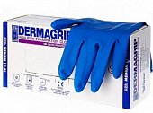 Купить перчатки dermagrip high risk powder free сверхпрочные синие размер m, 50 шт в Нижнем Новгороде