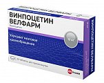 Купить винпоцетин велфарм, таблетки 10мг, 30 шт в Нижнем Новгороде