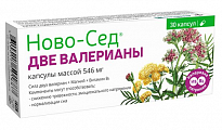 Купить ново-сед две валерианы, капсулы массой 546мг 30шт бад в Нижнем Новгороде