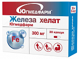 Купить железа хелат югмедфарм, капсулы 30шт бад в Нижнем Новгороде