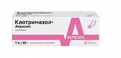 Купить клотримазол-акрихин, мазь для наружного применения 1%, 30 г в Нижнем Новгороде