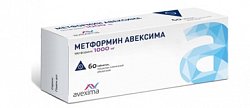 Купить метформин, таблетки, покрытые пленочной оболочкой 1000мг, 60 шт в Нижнем Новгороде