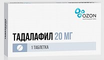 Купить тадалафил, таблетки, покрытые пленочной оболочкой 20мг, 1 шт в Нижнем Новгороде