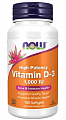 Купить now foods (нау фудс) витамин д3 высокоэффективный 1000ме, капсулы 300мг, 180 шт бад в Нижнем Новгороде