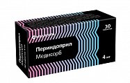 Купить периндоприл медисорб, таблетки 4 мг, 30 шт в Нижнем Новгороде