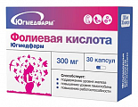 Купить фолиевая кислота югмедфарм, капсулы массой 300мг 30шт бад в Нижнем Новгороде