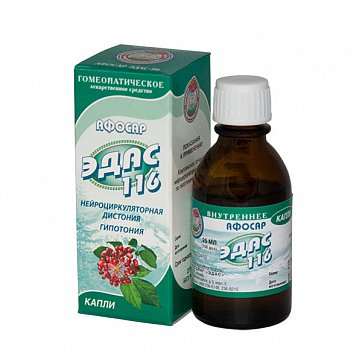 Эдас-116 Афосар (гипотония), капли для приема внутрь гомеопатические, 25мл